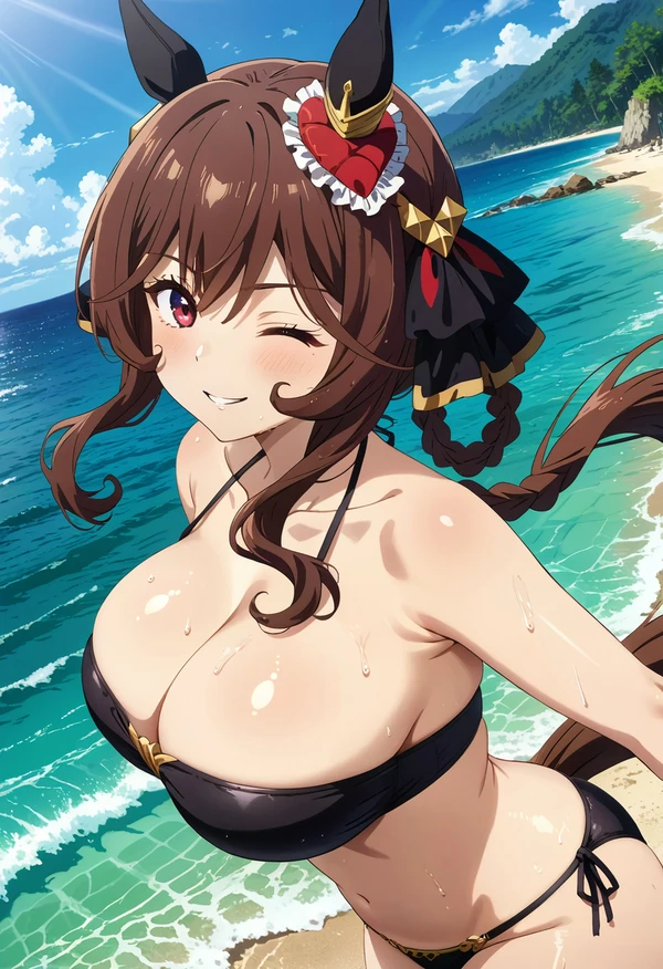 Những Ảnh Anime Bikini Siêu Sexy Mà Bạn Không Thể Bỏ Qua 11 anh anime gai xinh mac bikini 2