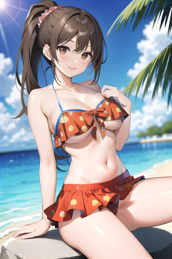 Những Ảnh Anime Bikini Siêu Sexy Mà Bạn Không Thể Bỏ Qua 28 anh anime nu mac bikini 1